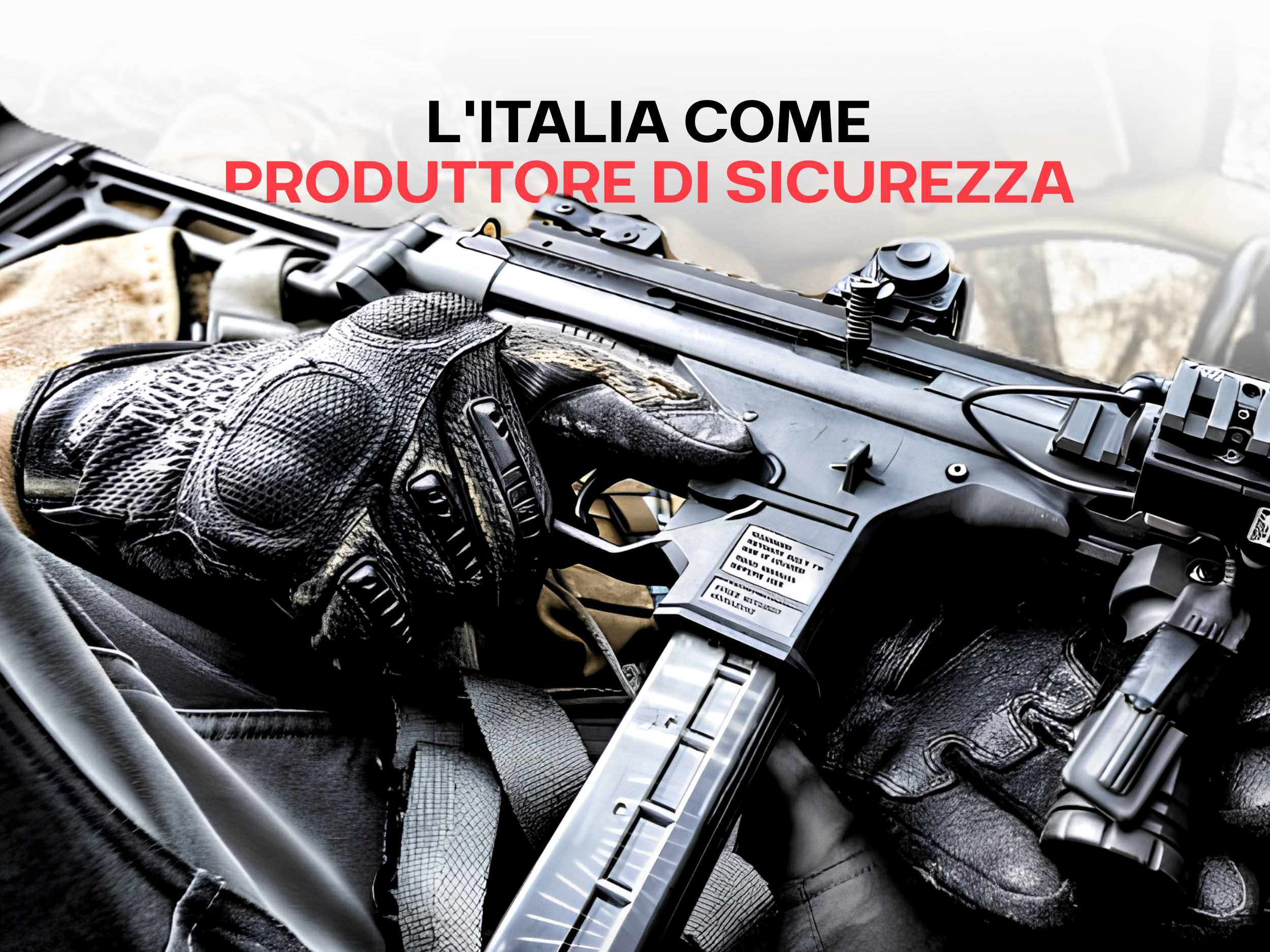 L’Italia come produttore di sicurezza: dentro la filiera delle armi leggere